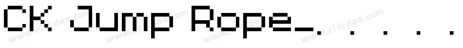 CK Jump Rope字体转换